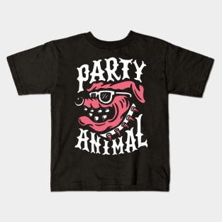 dog party animal Kids T-Shirt